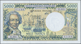 00859 French Pacific Territories / Franz. Geb. Im Pazifik: 5000 Francs ND P. 3 In Condition: UNC. - Territori Francesi Del Pacifico (1992-...)