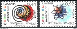 SALE!!! ESLOVENIA SLOVENIA SLOVENIE SLOWENIEN 2012 EUROPA CEPT VISIT... 2 Stamps Set MNH ** - 2012