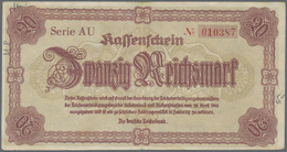 04505 Deutschland - Deutsches Reich Bis 1945: Kleiner Posten Mit 37 Banknoten Dt. Reich Von 1906 Bis 1945 Ohne Besonderh - Autres & Non Classés