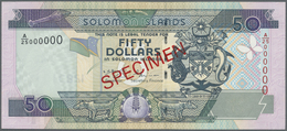 02923 Solomon Islands: 50 Dollars ND Specimen P. 24s In Condition: UNC. - Isola Salomon