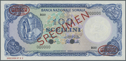 02925 Somalia: 100 Shillings 1966 Specimen P. 9as In Condition: UNC. - Somalia