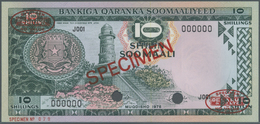 02928 Somalia: 10 Shillings 1975 Specimen P. 18s In Condition: UNC. - Somalie