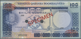 02930 Somalia: 100 Shillings 1975 Specimen P. 20s In Condition: UNC. - Somalie