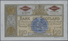 02846 Scotland / Schottland: 20 Pounds 1961 P. 94f, PMG Graded 55 About UNC EPQ. - Altri & Non Classificati