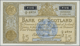 02848 Scotland / Schottland: 5 Pounds 1958 P. 101 In Condition: UNC. - Other & Unclassified