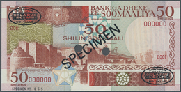 02940 Somalia: 50 Shillings 1983 Specimen P. 34as In Condition: UNC. - Somalie