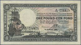 02946 South Africa / Südafrika: 1 Pound 1938 P. 84d, Light Handling In Paper, No Strong Folds, Condition: VF+. - Sudafrica