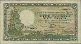 02948 South Africa / Südafrika: 5 Pounds 1940 P. 86, Used With Folds And Creases But No Holes Or Tears, Still Strongness - Sudafrica