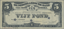 02960 South Africa / Südafrika:  Netherlands Bank Of South Africa 5 Pond To 1920 Offset Printed Front And Backside Proof - Sudafrica