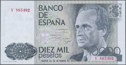 03009 Spain / Spanien: 10.000 Pesetas 1985 P. 161 In Condition: AUNC. - Other & Unclassified