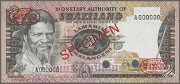 03037 Swaziland: 2 Emalangeni 1974 Specimen P. 2s In Condition: UNC. - Altri – Africa