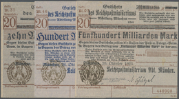 04113 Deutschland - Reichsbahn / Reichspost: München, Oberpostdirektion, 10 Millionen Mark, 22.8.1923; Erh. II-; 100 Mrd - Autres & Non Classés