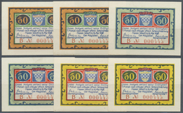 04242 Deutschland - Notgeld - Westfalen: Hamm, Stadt, 50 Pf., 18.5.20, Weißes Papier Mit Breitem Weißem Rand; Serie B : - Other & Unclassified