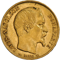 05683 Frankreich - Anlagegold: Lot 14 X 20 Franc 1852 - 1866 (KM 774/781/801), Gold 900/1000; 6,45g. Sehr Schön. - Altri & Non Classificati