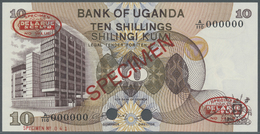 03135 Uganda: 10 Shillings 1979 Specimen P. 11bs In Condition: UNC. - Uganda