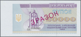 03175 Ukraina / Ukraine: 20.000 Karbovanez 1993 Specimen P. 95s1 In Condition: UNC. - Ukraine