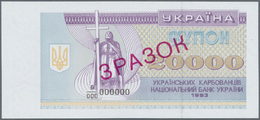 03175 Ukraina / Ukraine: 20.000 Karbovanez 1993 Specimen P. 95s1 In Condition: UNC. - Ucraina