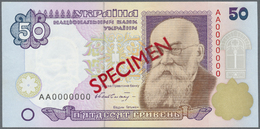 03182 Ukraina / Ukraine: 50 Hriven ND(1996) SPECIMEN, P.113as In UNC Condition - Ucraina