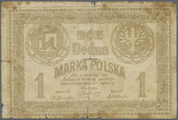 03295 Ukraina / Ukraine: Magistrat  M. Krzemienca, 1 Marka Polska ND(1920) Kardakov K.5.31.4, Strong Used With Several F - Ukraine