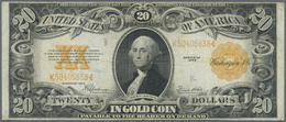 03414 United States Of America: United States Treasury 20 Dollars Gold Certificate Series 1922, P.275, Nice Used Conditi - Altri & Non Classificati