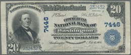 03429 United States Of America: Serie Von 1902 - 7446, 20 Dollar Vom 18.10.1904, Der National Currency-Schein Wurde Von - Other & Unclassified