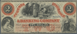 03435 United States Of America: Georgia, The Augusta Insurance & Banking Company 2 Dollars December 20th 1861, P.NL, Sev - Other & Unclassified