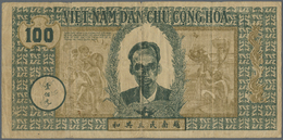 03493 Vietnam: 100 Dong ND P. 8d, Strong Center Fold Which Causes Holes In Paper, Several Other Folds, But No Repairs, C - Vietnam