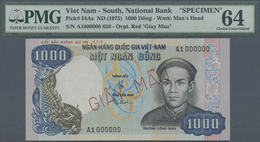 03494 Vietnam: 1000 Dong ND(1975) Specimen P. 34As, PMG Graded 64 Choice UNC. - Viêt-Nam