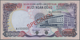 03568 South Vietnam / Süd Vietnam: 10.000 Dong 1975 Specimen P. 36as In Condition: UNC. - Vietnam