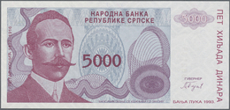 03622 Bosnia & Herzegovina / Bosnien & Herzegovina: 1992/1993 (ca.), Ex Pick 1-150, Quantity Lot With 1953 Banknotes In - Bosnie-Herzegovine