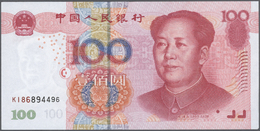 03639 China: Set Of 6 Complete Bundles Of 100 Pcs Each Of The Following Notes: 1 Yuan 1999, 5, 10, 20, 50 And 100 Yuan 2 - Chine