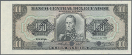 03649 Ecuador: 1953/1999 (ca.), Lot With 652 Banknotes, Some In Quantity, In Good To Mixed Quality, Sorted And Classifie - Ecuador