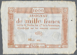 03657 France / Frankreich: Highly Rare And Seldom Offered Bundle Of 154 Consecutive Notes 1000 Francs Domaines Nationaux - Other & Unclassified