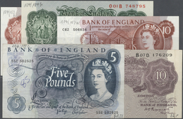 03659 Great Britain / Großbritannien: Set With 14 Banknotes Series 1940's Till 1970's Comrising For Example 10 Shillings - Autres & Non Classés