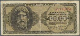 03663 Greece / Griechenland: 1939/1940 (ca.), Ex Pick 107-315, Quantity Lot With 1472 Banknotes In Good To Mixed Quality - Greece