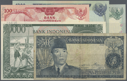 03677 Indonesia / Indonesien: Huge Set With 70 Banknotes From 1948 Till 1970's Including For Example 50 Rupiah 1960, 10. - Indonesia