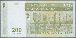 03692 Madagascar: 1994/2008 (ca.), Ex Pick 75-NEW, Quantity Lot With 127 Banknotes In Good To Mixed Quality, Sorted And - Madagascar