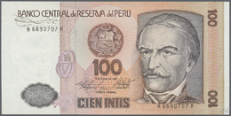 03707 Peru: 1969/1988 (ca.), Ex Pick 100-137, Quantity Lot With 592 Banknotes In Good To Mixed Quality, Sorted And Class - Perù