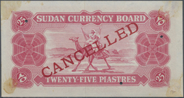 03732 Sudan: Rare Collection Of 60 Different Specimen Banknotes From Sudan, From P. 1 To P. 58 Including Varieties, Most - Soudan