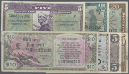 03756 United States Of America: Large Set With 39 Banknotes Of The Military Payment Certificates Comprising For Example - Altri & Non Classificati