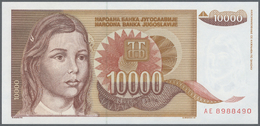 03761 Yugoslavia / Jugoslavien: 1955/2001 (ca.), Ex Pick 69-153, Quantity Lot With 6244 Banknotes In Good To Mixed Quali - Yugoslavia
