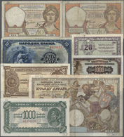 03762 Yugoslavia / Jugoslavien: Huge Set With 64 Banknotes From The 1920's Up To The Mid 1980's, Some Of The "VERIFICATO - Yougoslavie