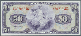 04028 Deutschland - Bank Deutscher Länder + Bundesrepublik Deutschland: 50 Deutsche Mark, Serie 1948, Ro.242 In Sehr Sch - Autres & Non Classés