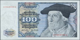 04035 Deutschland - Bank Deutscher Länder + Bundesrepublik Deutschland: 100 DM 1970, Ersatznote Serie "Z", Ro.273c, Mini - Other & Unclassified