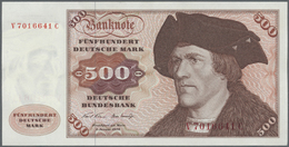 04038 Deutschland - Bank Deutscher Länder + Bundesrepublik Deutschland: 2 X 500 DM 1970, Ro.274a Mit Leichtem Senkrechte - Altri & Non Classificati