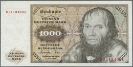 04040 Deutschland - Bank Deutscher Länder + Bundesrepublik Deutschland: 1000 DM 1977, Ro.280a, Sehr Schöne Umlauferhaltu - Altri & Non Classificati