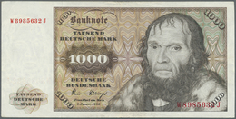 04044 Deutschland - Bank Deutscher Länder + Bundesrepublik Deutschland: 1000 DM 1980, Ro.291a, Hübsche Gebrauchte Umlauf - Altri & Non Classificati