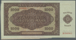 04052 Deutschland - DDR: 50 Pfg. - 1000 Mark 1948, Erste Reguläre Banknotenserie Der DDR Nach Der Währungsreform, Komple - Other & Unclassified