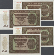 04053 Deutschland - DDR: Set Mit 4 Banknoten 1000 Mark 1948, Ro.347 In Exzellenter Erhaltung Mit Minimal Bestoßenen Ecke - Other & Unclassified