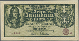 04062 Deutschland - Nebengebiete Deutsches Reich: Danzig 10.000.000 Mark 1923 P. 25a, In Erhaltung: XF. - Autres & Non Classés